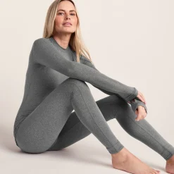 Snowdon Womens Thermal Base Layer Legging - Grey Marl