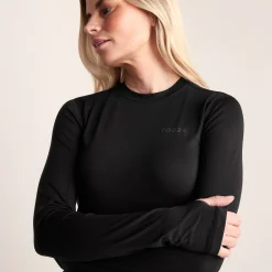 Snowdon Womens Thermal Crew Neck Base Layer - Black