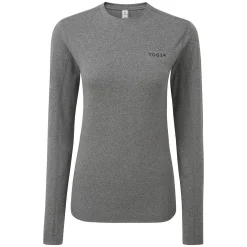 Snowdon Womens Thermal Crew Neck Base Layer - Grey Marl
