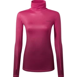 Snowdon Womens Thermal Roll Neck Base Layer - Raspberry Gradient