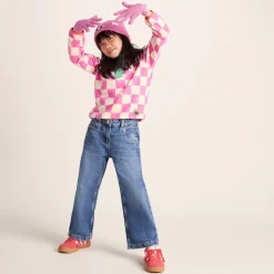 Soay Kids Shaun the Sheep Knit Gloves - Piglet Pink
