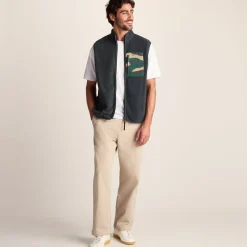 Stark Mens Relaxed Fit Microfleece Gilet - Deep Slate