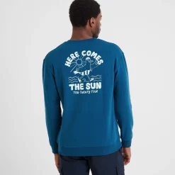 Sunnie Mens Supersoft Hattie Clark Sweatshirt - Deep Sea Blue