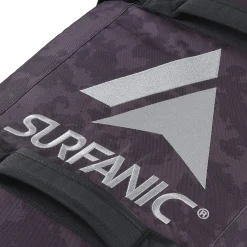 Surfanic Maxim 3.0 70L Roller Bag - Black Map
