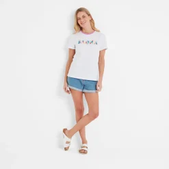 Susan Womens 100% Cotton Supersoft T-Shirt - Optic White