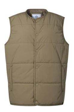 Sutterby Mens Shower Resistant Insulated Gilet - Mushroom