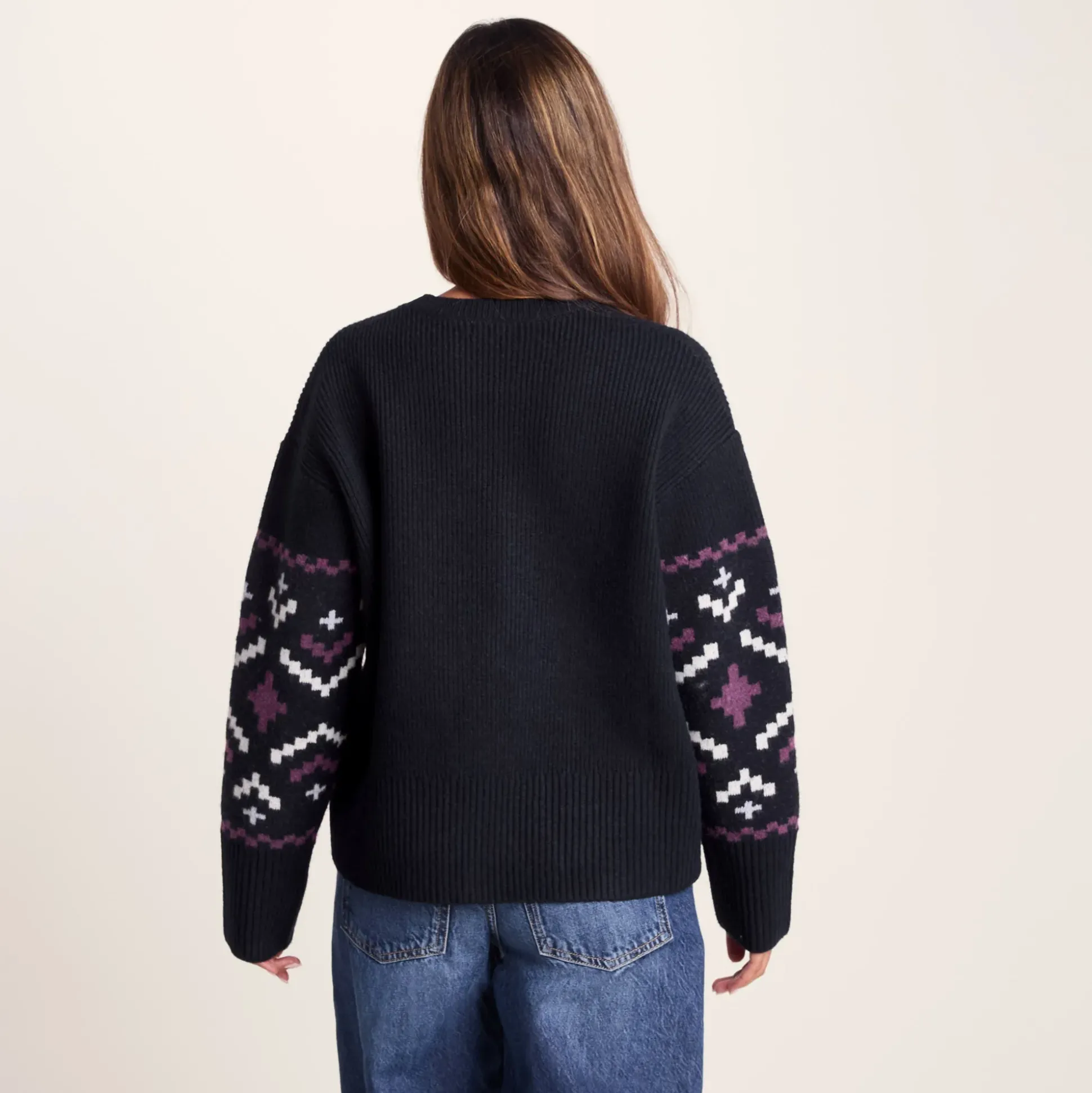 Tamara Womens Chunky Knitted Jumper - Dark Indigo