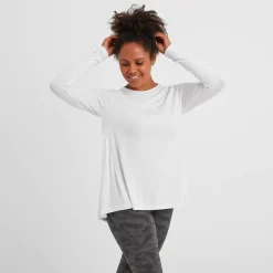Tanton Womens Tech T-Shirt - Optic White
