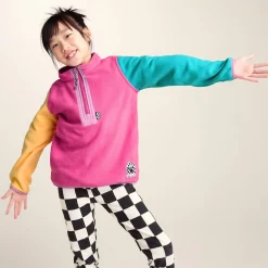 Texel Kids Shaun the Sheep Fleece Zip Neck - Strawberry Dream