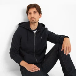 Timble Mens Sherpa Fleece Lined Hoody - Dark Indigo