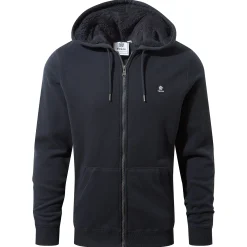Timble Mens Sherpa Fleece Lined Hoody - Dark Indigo