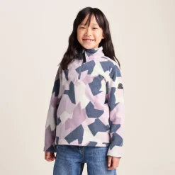 Toffolo Kids Zipneck Fleece - Abstract Mountain Print