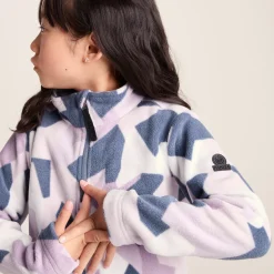 Toffolo Kids Zipneck Fleece - Abstract Mountain Print