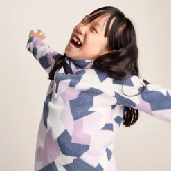 Toffolo Kids Zipneck Fleece - Abstract Mountain Print
