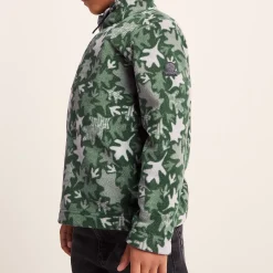 Toffolo Kids Zipneck Fleece - Oak Leaf Print