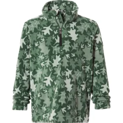 Toffolo Kids Zipneck Fleece - Oak Leaf Print