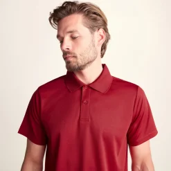 Torres Mens Tech Polo - Chilli