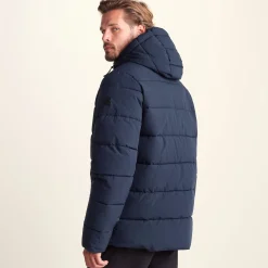 Tunnard Mens Short Shower Resistant Insulated Jacket - Dark Indigo