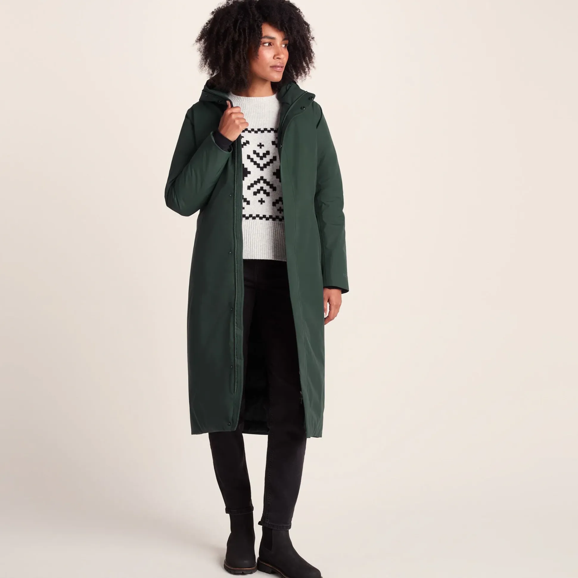 Uma Womens Waterproof Down Insulated Parka - Racing Green
