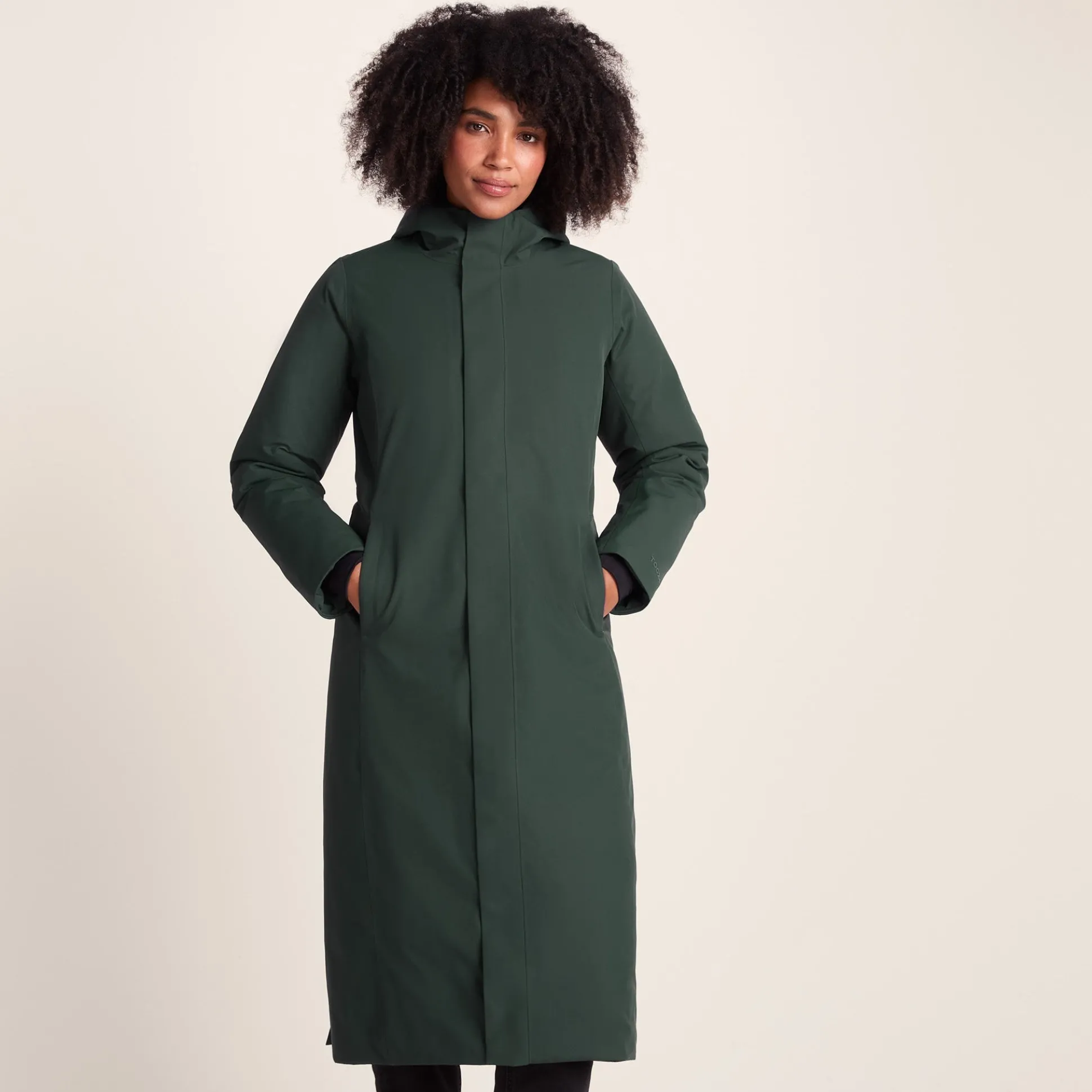 Uma Womens Waterproof Down Insulated Parka - Racing Green