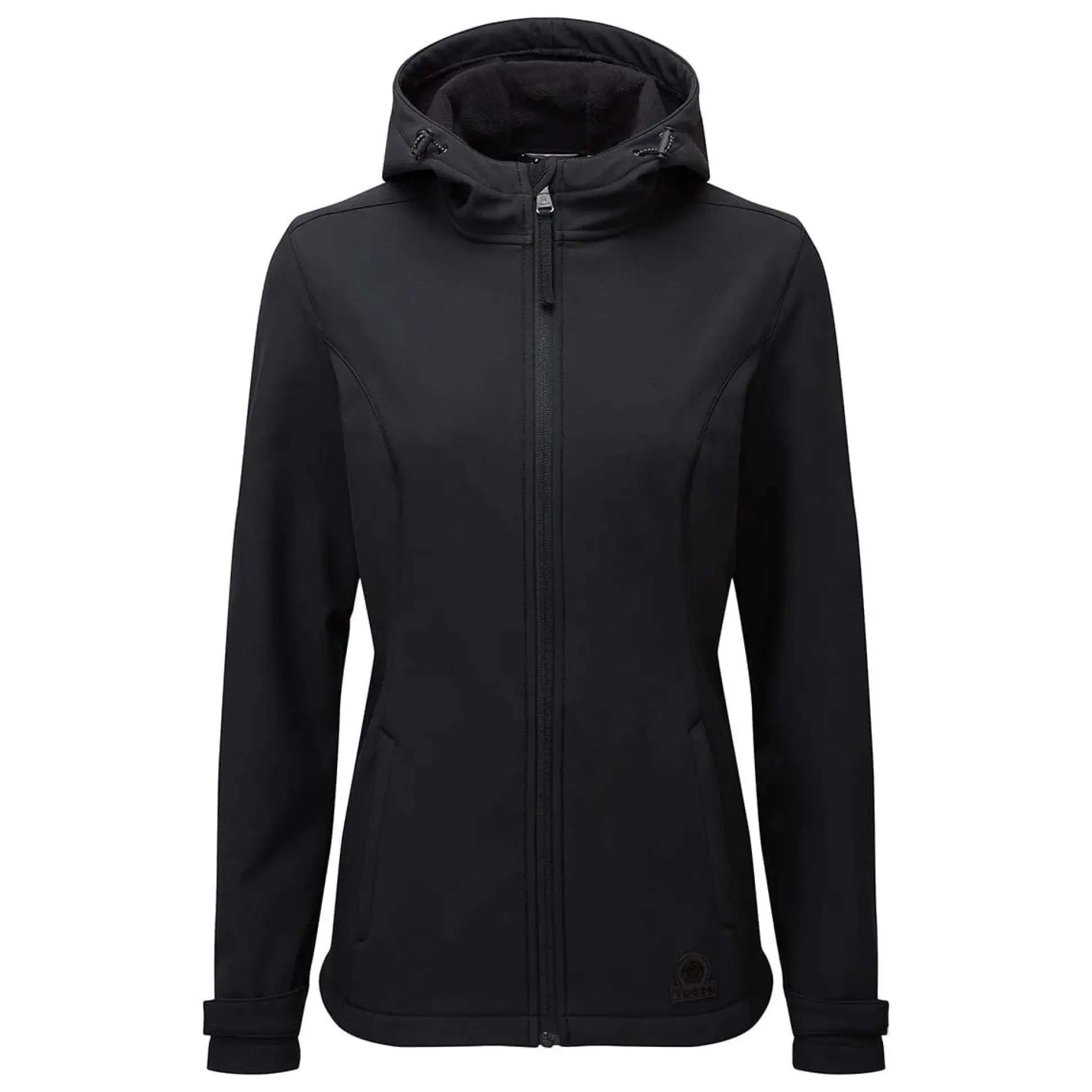 Valley Womens Softshell Hoody - Black