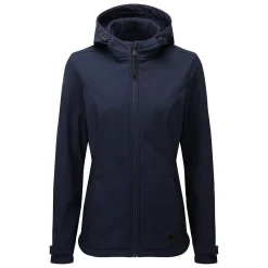 Valley Womens Softshell Hoody - Navy