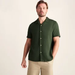 Valtos Mens Short Sleeve Supersoft Shirt - Forage Green