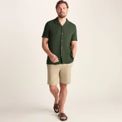 Valtos Mens Short Sleeve Supersoft Shirt - Forage Green