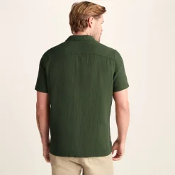 Valtos Mens Short Sleeve Supersoft Shirt - Forage Green