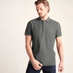 Varris Mens 100% Cotton Supersoft Polo Shirt - Deep Slate