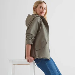 Vena Womens Waterproof Jacket - Pale Khaki
