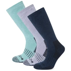 Villach 3 Pack Womens Trek Socks - Dk Indigo/Lavender Grey/Mist Grey