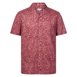 Wallsend Mens Short Sleeve 100% Cotton Supersoft Shirt - Redwood