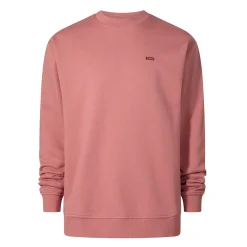 Warren Mens Relaxed Fit 100% Cotton Heavyweight Sweat - Redwood