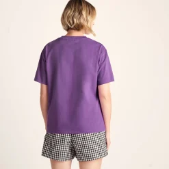 Wave Womens Premium Supersoft Relaxed Fit T-Shirt - Dark Orchid