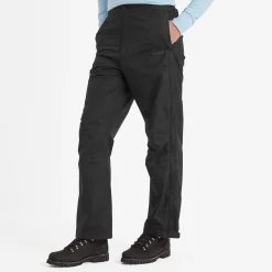 Wigton Womens Waterproof Trousers Short - Black