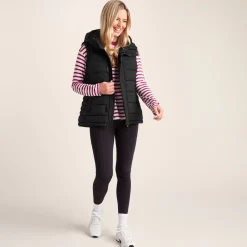 Wyness Womens Shower Resistant Insulated Jacket - Black