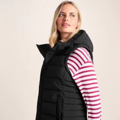 Wyness Womens Shower Resistant Insulated Jacket - Black