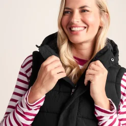 Wyness Womens Shower Resistant Insulated Jacket - Black