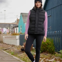 Wyness Womens Shower Resistant Insulated Jacket - Black