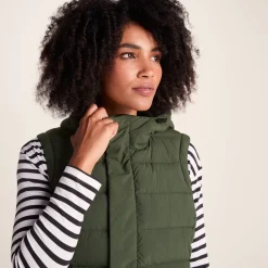 Wyness Womens Shower Resistant Insulated Jacket - Dark Green