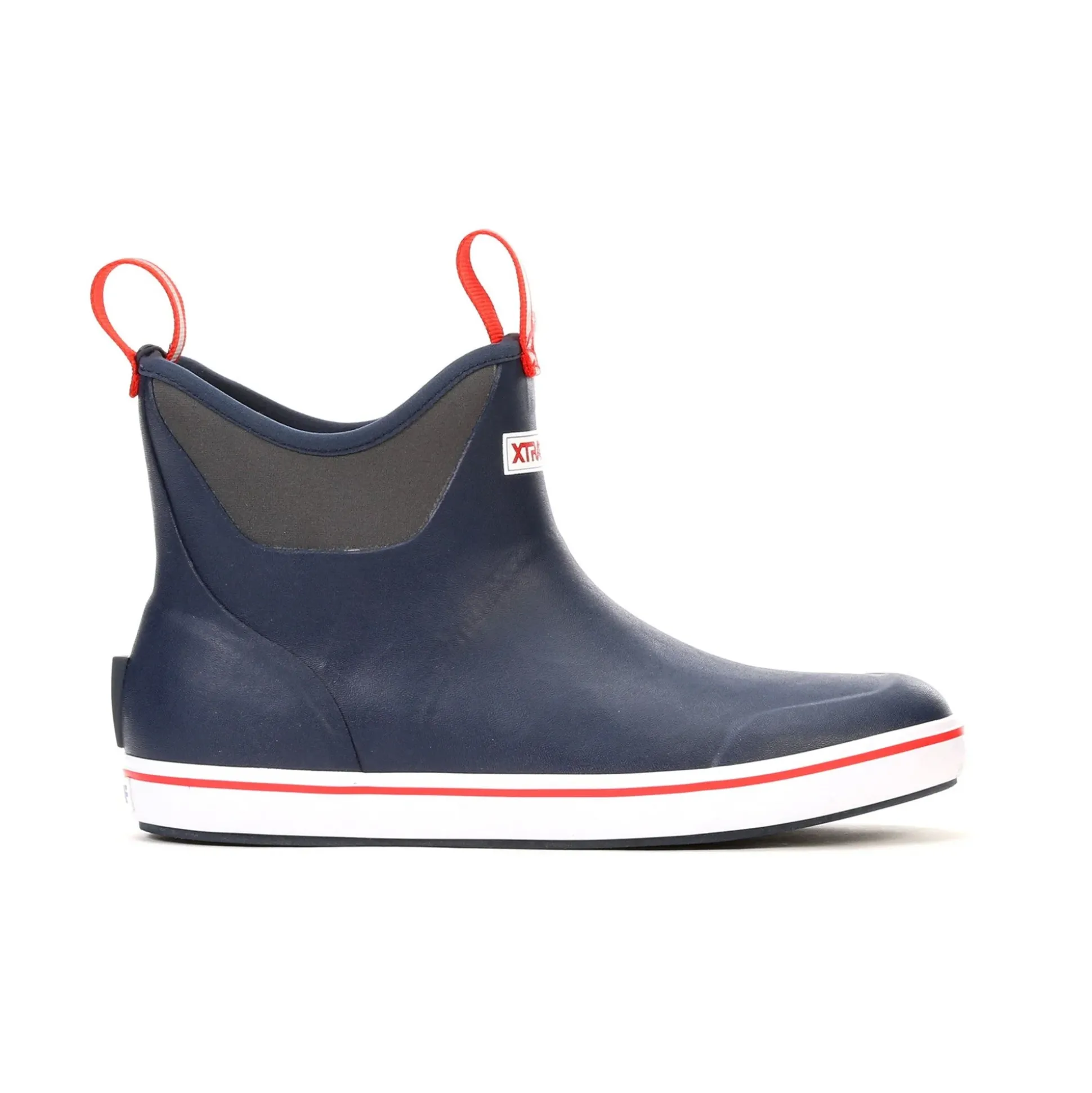 Xtratuf Ankle Deck Mens Boot - Navy/Red