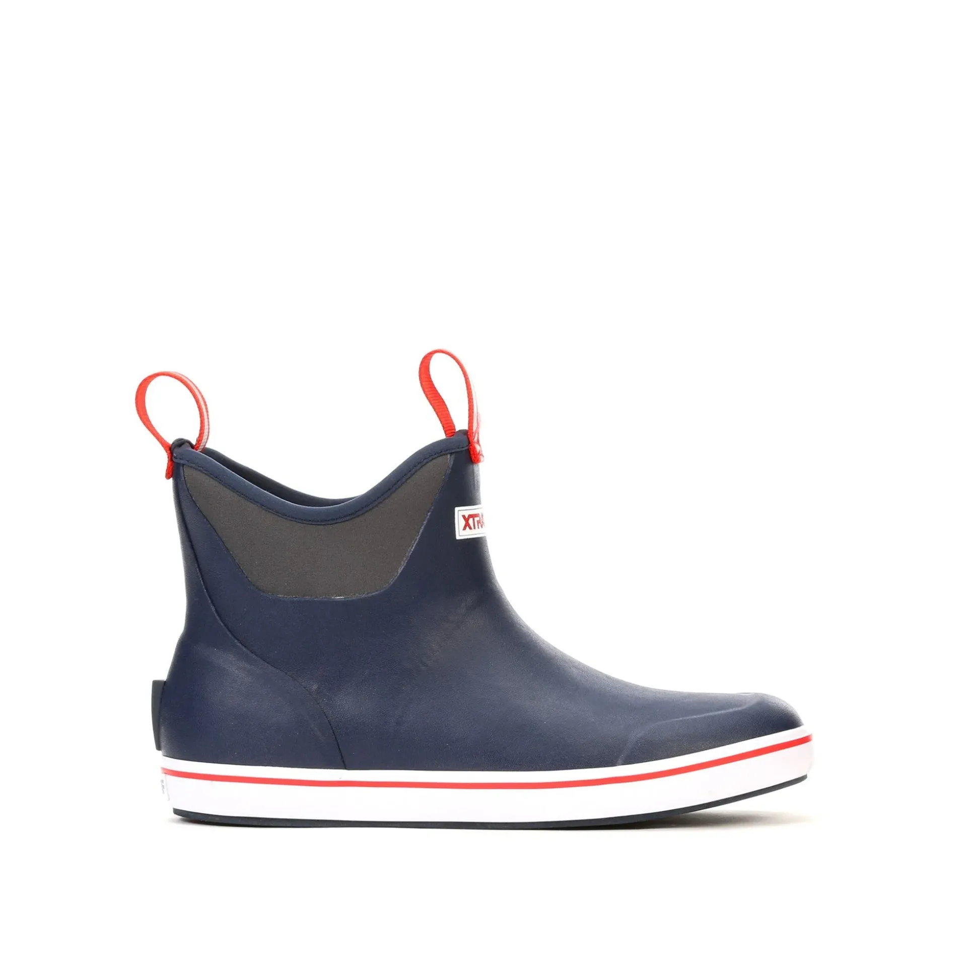 Xtratuf Ankle Deck Mens Boot - Navy/Red