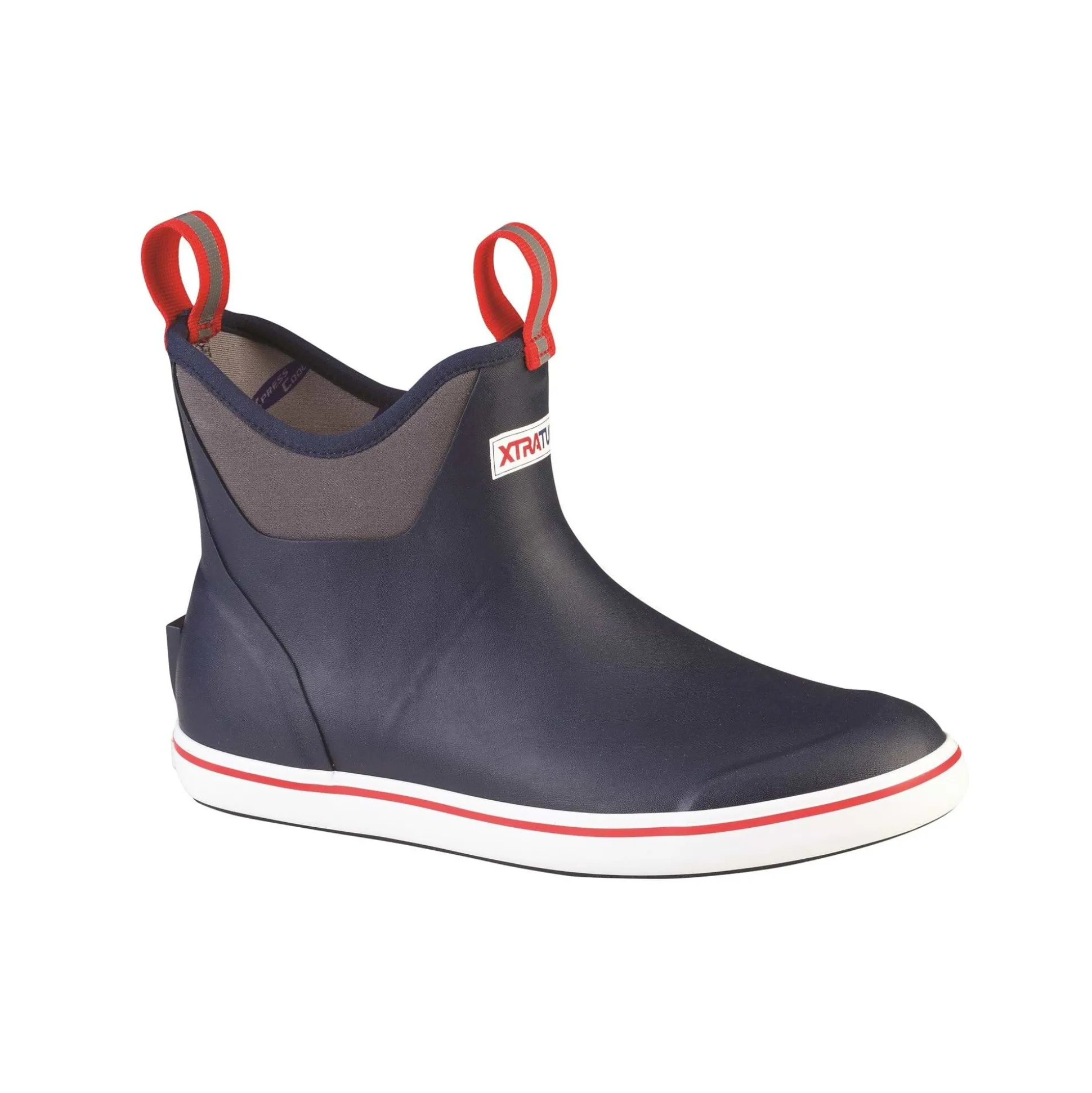 Xtratuf Ankle Deck Mens Boot - Navy/Red