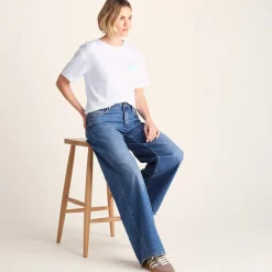 Yorkshire Womens 100% Cotton Supersoft Relaxed Fit T-Shirt - Optic White