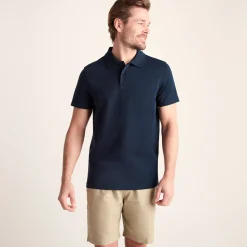 Zaden Mens Polo Shirt - Dark Indigo